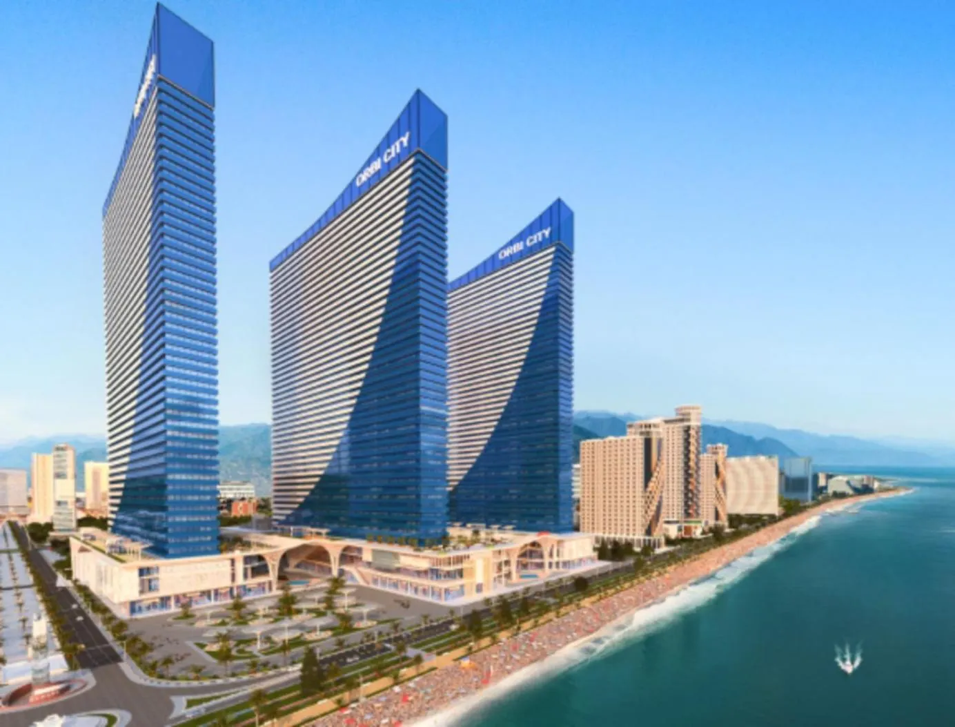 Opulent Sea View Aparthotel In Orbi City Batum